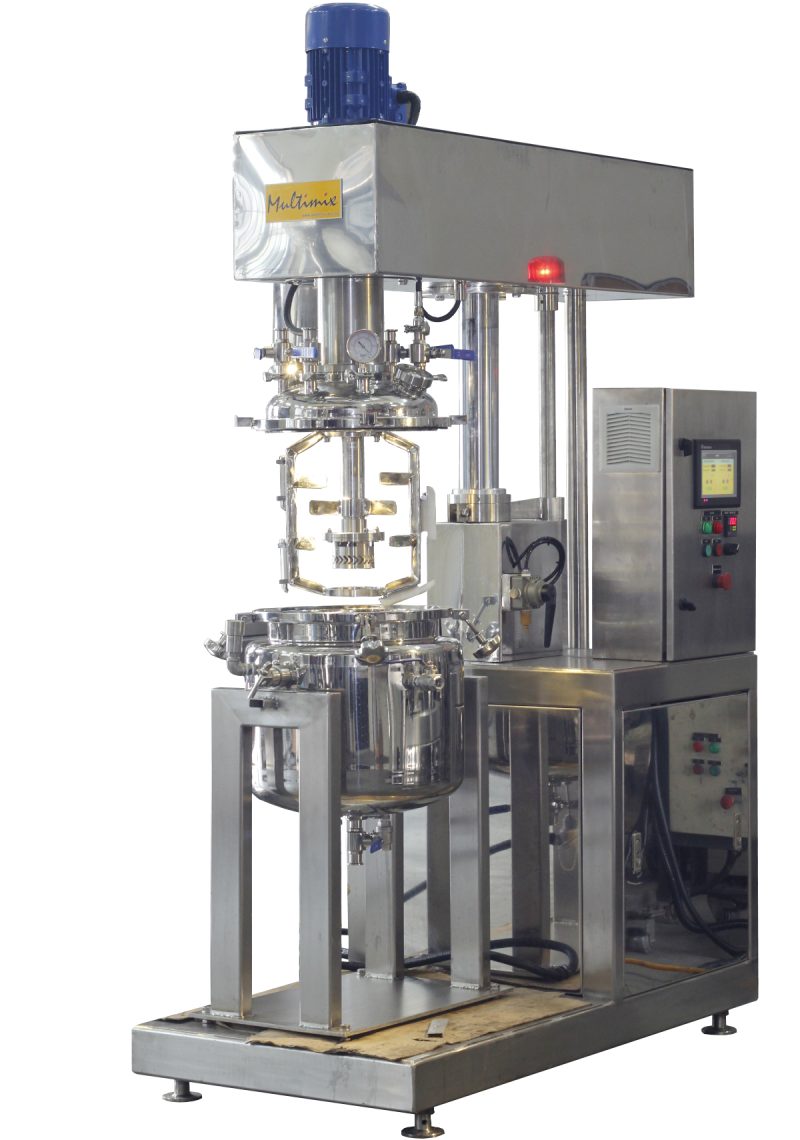 DSM Vacuum Homogenizer with pneumatic lifting