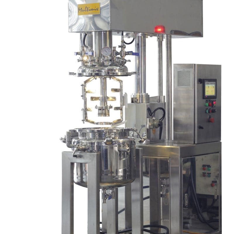 DSM Vacuum Homogenizer with pneumatic lifting